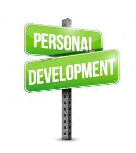 personal development road sign illustration