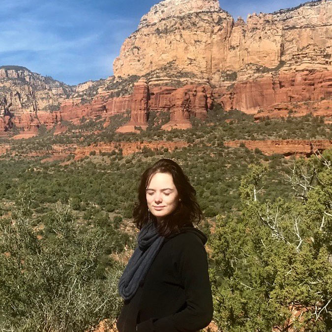 Woman experiencing peace and healing outdoors during a Sedona Soul Retrieval retreat
