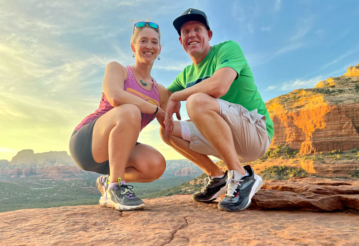 Rob and Mandy on a pre-marital couples retreat